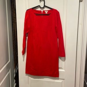 J. Crew mini long sleeve stretch dress